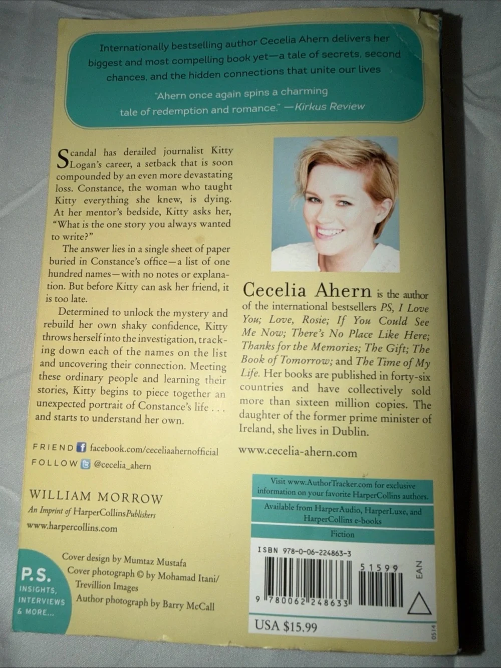 One Hundred Names Cecelia Ahern- Multicolor Paperback